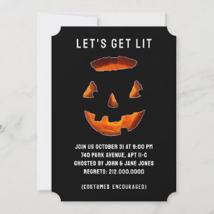 Uitnodigingen voor een volwassenen Halloweenfeest