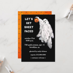 Uitnodigingen voor een volwassenen Halloweenfeest
