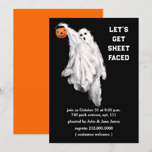Uitnodigingen voor een volwassenen Halloweenfeest