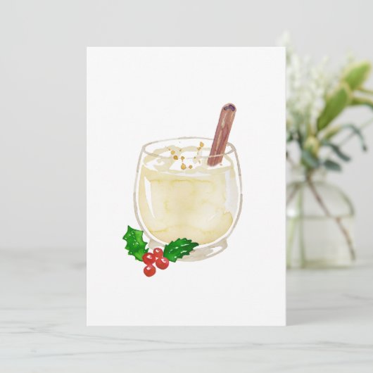 Uitnodigingen voor Eggnog (Staand voorkant)