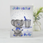 Uitnodigingen voor einde Chemo Partij (Staand voorkant)