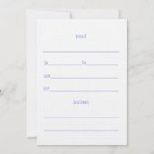 Uitnodigingen voor einde Chemo Partij (Achterkant)