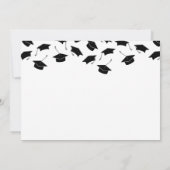 Uitnodigingen voor eindexamenfeest met dubbele fot (Achterkant)