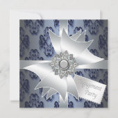 Uitnodigingen voor elegante verlovingsfeesten (Voorkant)