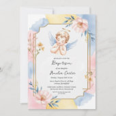 Uitnodigingen voor engelendoop (Voorkant)