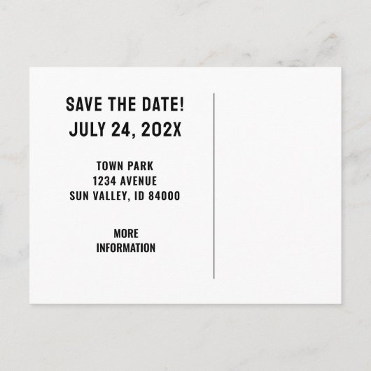 Uitnodigingen voor familiebijeenkomsten (Achterkant)