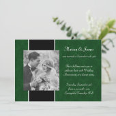 Uitnodigingen voor feest ter ere van 50-jarig huwe (Staand voorkant)