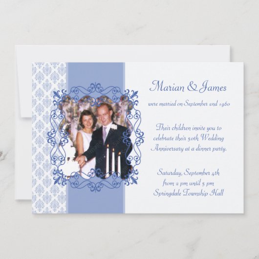 Uitnodigingen voor feest ter gelegenheid van 50-ja (Voorkant)