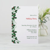 Uitnodigingen voor feestdag (Staand voorkant)