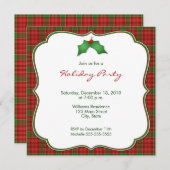 Uitnodigingen voor feestdag (Voorkant / Achterkant)