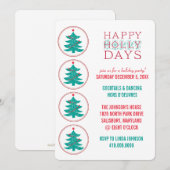 Uitnodigingen voor feestdag (Voorkant / Achterkant)