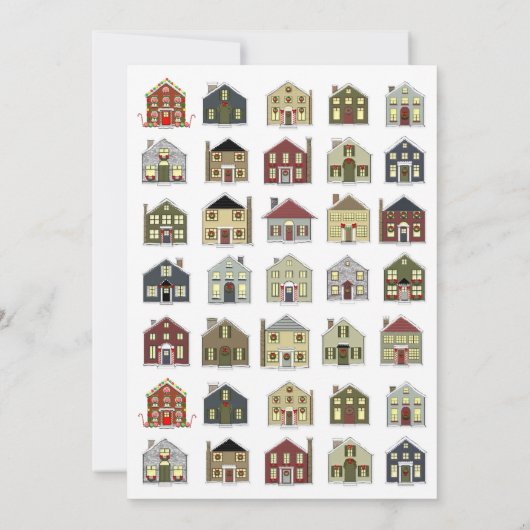 Uitnodigingen voor feestdag (Achterkant)