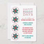 Uitnodigingen voor feestdag (Voorkant)