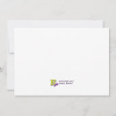 Uitnodigingen voor feestdagen bij de feestdag bij  (Achterkant)