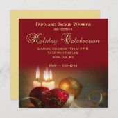 Uitnodigingen voor feestdagen of kerstfeestdagen (Voorkant / Achterkant)