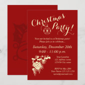 Uitnodigingen voor feestdagen voor bedrijven (Voorkant / Achterkant)