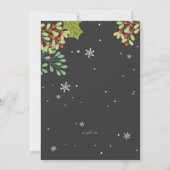 Uitnodigingen voor feestelijke feestdagen (Achterkant)