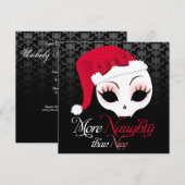 Uitnodigingen voor feestelijke feestdagen "Meer zo (Voorkant / Achterkant)