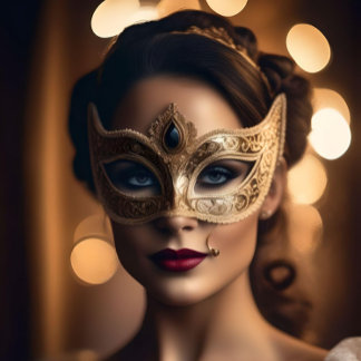 Uitnodigingen voor feesten - Mardi Gras Thema