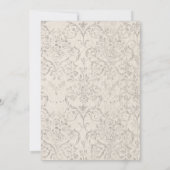 Uitnodigingen voor feestje met Eiffeltoren Parijs  (Achterkant)