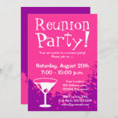 Uitnodigingen voor feestpartijen | Aangepaste uitn (Voorkant / Achterkant)