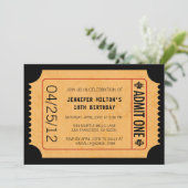 Uitnodigingen voor filmtickets (Staand voorkant)