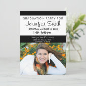 Uitnodigingen voor fotoafstudeerfeest, Coronavirus (Staand voorkant)