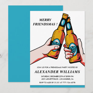 Uitnodigingen voor Friendsmas Prettig Friendsmas B