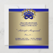 Uitnodigingen voor gemaskerd bal (Achterkant)