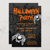 Uitnodigingen voor gezelschapsvrouwen van Hallowee (Voorkant / Achterkant)