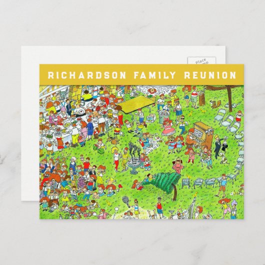 Uitnodigingen voor gezinshereniging (Voorkant / Achterkant)