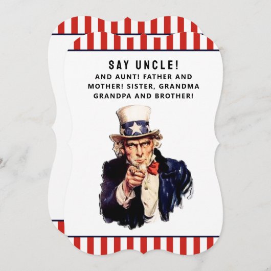 Uitnodigingen voor gezinshereniging (Voorkant / Achterkant)