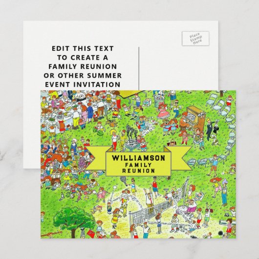 Uitnodigingen voor gezinshereniging (Voorkant / Achterkant)