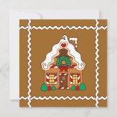 Uitnodigingen voor Gingerbread House (Voorkant)