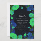 Uitnodigingen voor Glow in the Dark Glowende Bloem (Voorkant)