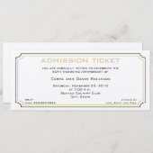 Uitnodigingen voor gouden jubileum (Voorkant / Achterkant)