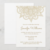 Uitnodigingen voor goudmakreel (Voorkant / Achterkant)