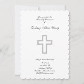 Uitnodigingen voor "Grey Cross" (Voorkant)