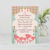 Uitnodigingen voor Grihapravesh-plechtigheid (Staand voorkant)