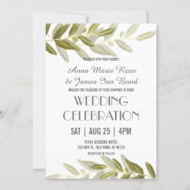 Uitnodigingen voor groene olifantenweddenschappen