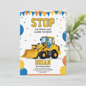 Uitnodigingen voor grote machinebouw (Staand voorkant)