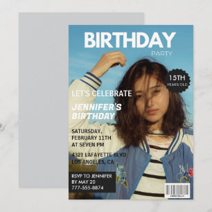 Uitnodigingen voor haar 15e verjaardag Tijdschrift