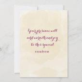 Uitnodigingen voor Haldi-ceremonie (Achterkant)