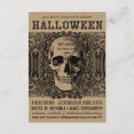 Uitnodigingen voor Halloween Party - Steampunk Kra