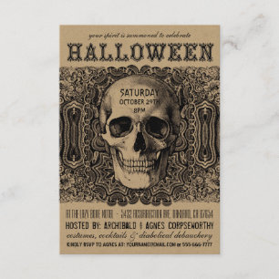 Uitnodigingen voor Halloween Party - Steampunk Kra