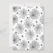 Uitnodigingen voor Halloween-verkleedfeest (Achterkant)