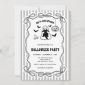 Uitnodigingen voor Halloweenfeest (Voorkant)