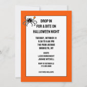 Uitnodigingen voor Halloweenfeest Open Huis (Achterkant)