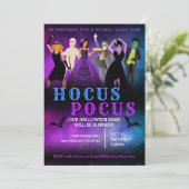 Uitnodigingen voor Halloweenfeestje (Staand voorkant)