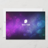 Uitnodigingen voor Halloweenfeestje (Achterkant)